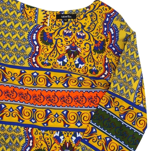 Tile Print Tunic Dress - Picture 3 of 7